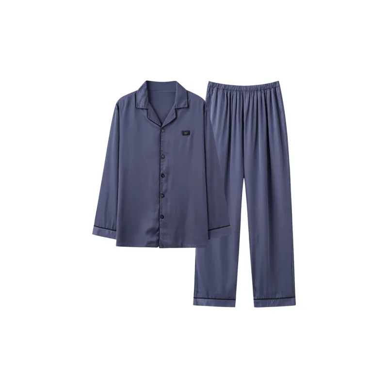 WANANNI Pajama Set Men's Royal Blue-0
