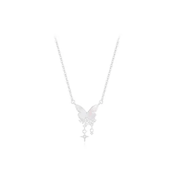 PRETTY DIARY S925 Silver Necklaces Women's