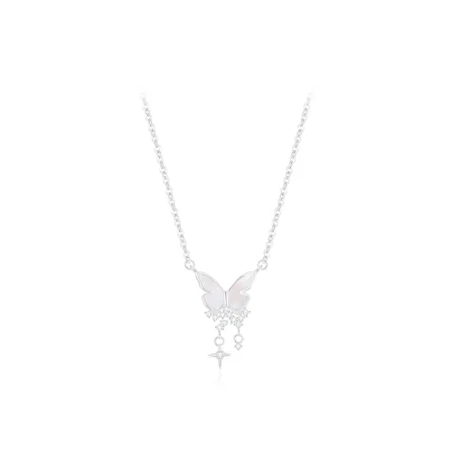 PRETTY DIARY S925 Silver Necklaces Women's