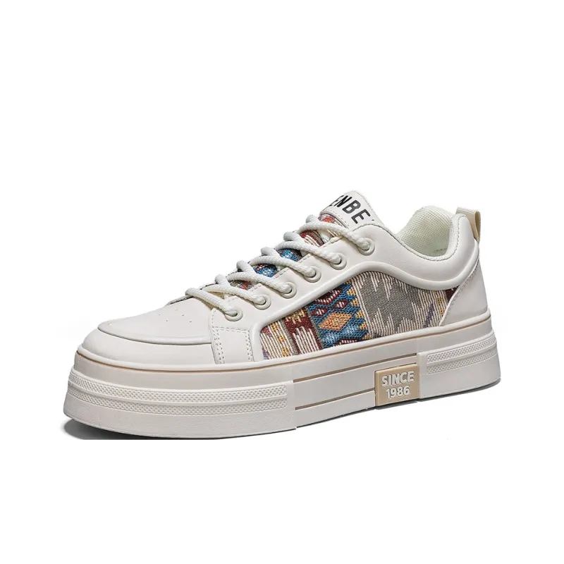 RENBEN Anti-Slip And Wear-Resistant Height Increasing Low-Top Skateboard Shoes Men's-2