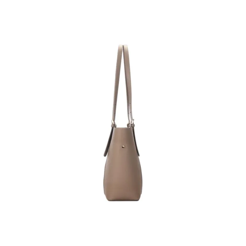 RED DRAGONFLY Top Grain Cow Leather Tote Bag, Shopping Bag, Handbag, Shoulder Bag Tubas Women's Black/Khaki/Brown-2