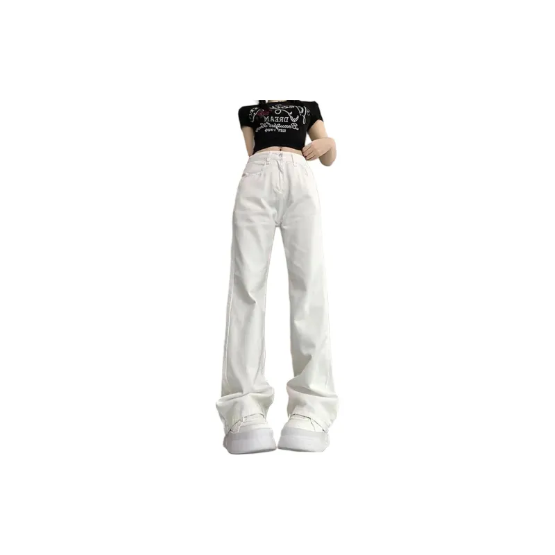 HOKLV Jeans Unisex Black-14