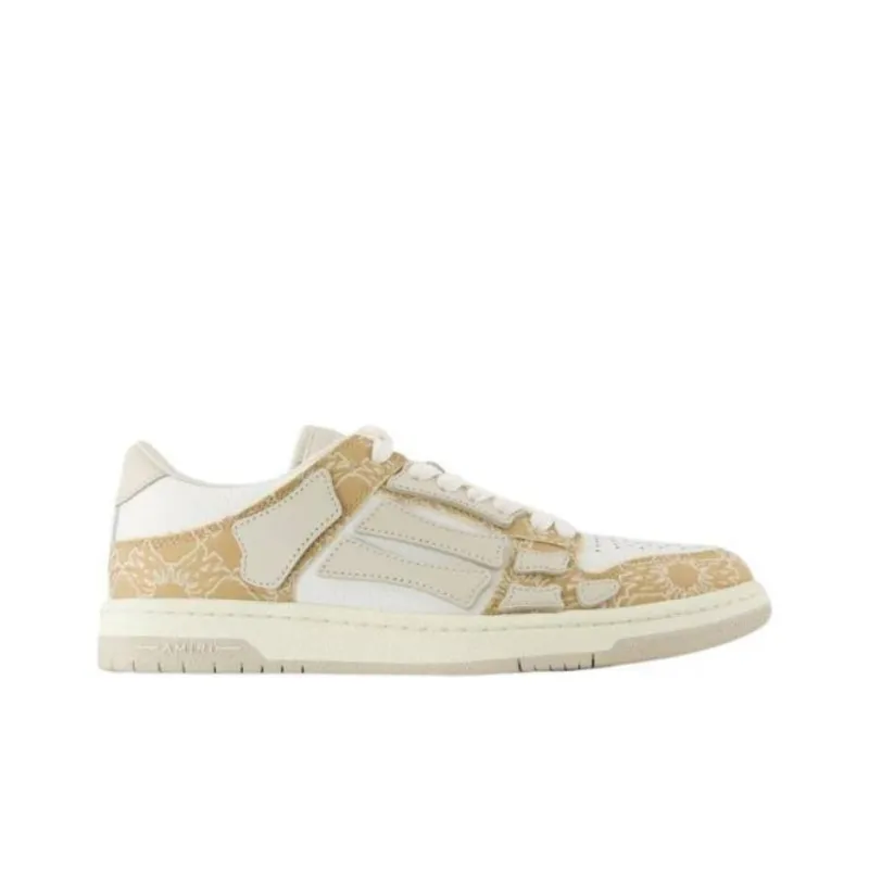 AMIRI Low Top Skateboard Shoes Men's Yellow-1