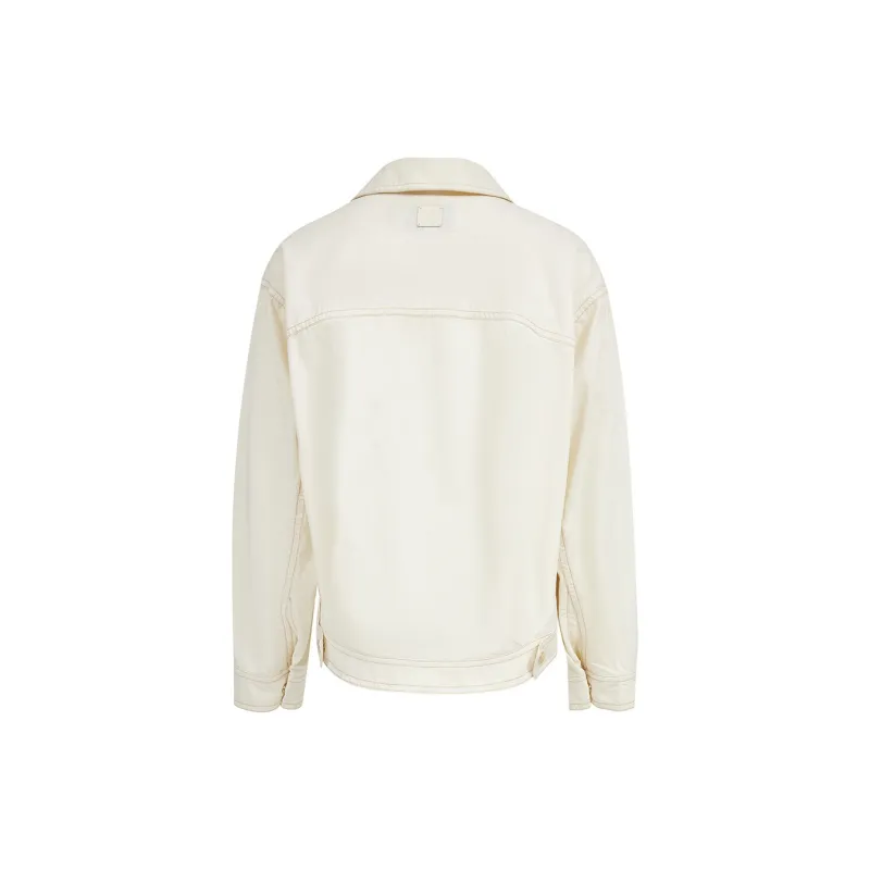 ONLY Trench Coat Women's Antique White Color-1