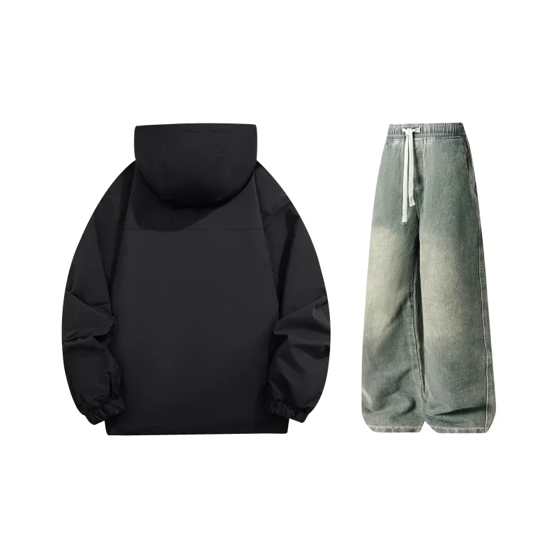 A.X.S.K Casual Sportswear Unisex Black-17