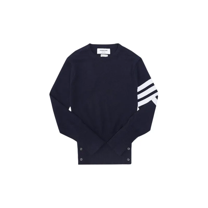 THOM BROWNE 4 Bar Crewneck Jumper-1