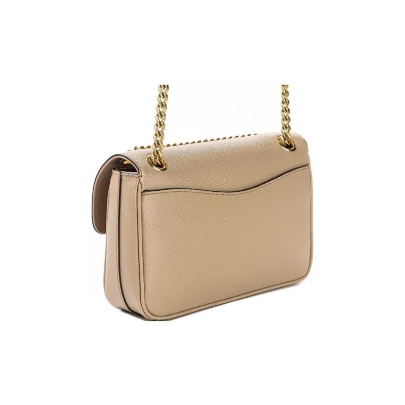 PRADA Cow Leather Crossbody Bag Shoulder Bag Women's Nude Pink-3