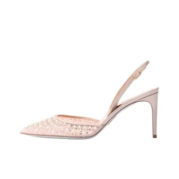 RENE CAOVILLA Aretha Slim Heel High Heels 8cm Women's Pink