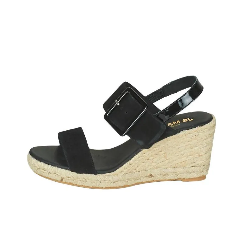 JB MARTIN Irina Strap Sandals Women's Black-0