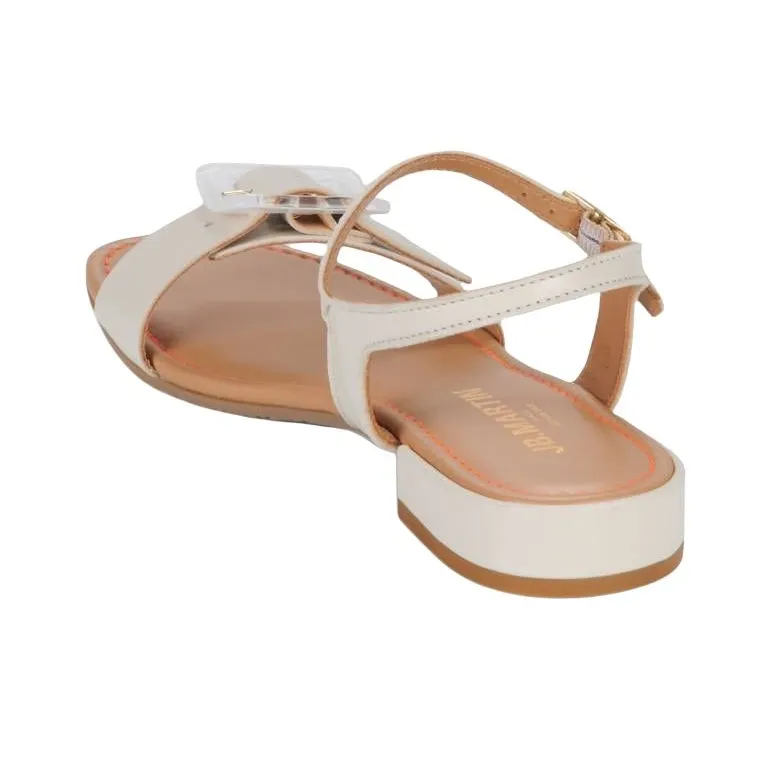 JB MARTIN AIMANTE One Strap Sandals 3cm Women's White-4