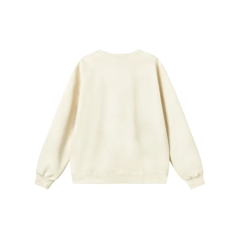 WOHOO Sweatshirt Unisex Light Yellow-9