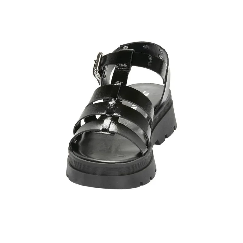 JB MARTIN DELICE Roman Sandals 4cm Women's Black-3