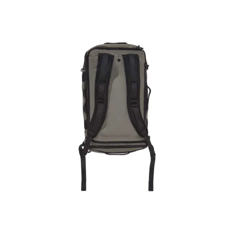 UNDEFEATED PVC Polyvinyl Chloride With Artificial Leather Backpack Regular Unisex Black/Olive Green-7