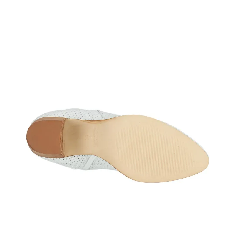 JB MARTIN Malice Ankle Boots Women's White-6