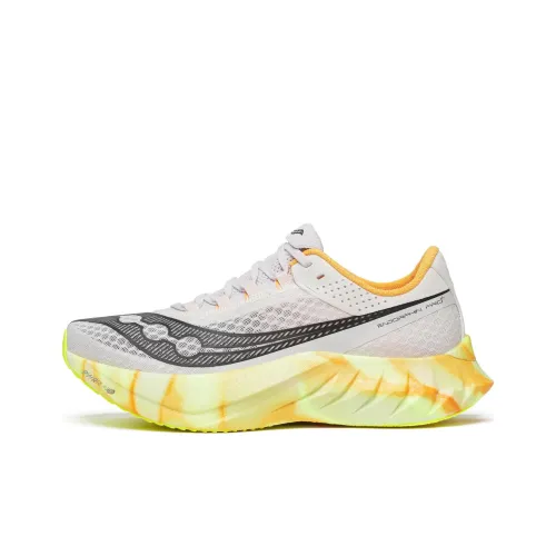 Saucony Endorphin Pro 4 Anti Slip Wear Resistant Low Top Running Shoes Men's Gray