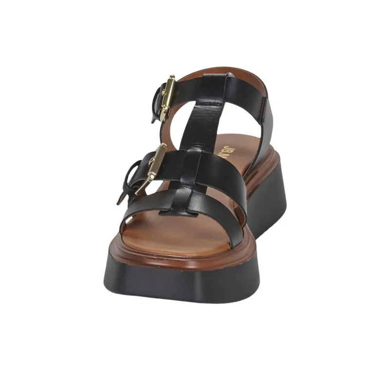 JB MARTIN Datte Roman Sandals 4cm Women's Black-2