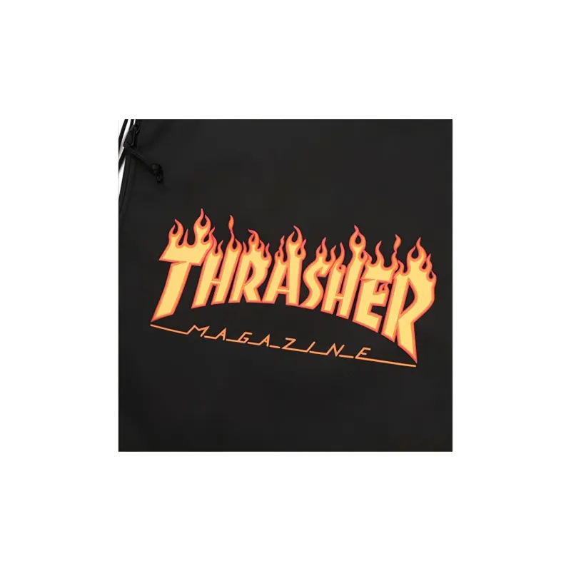 Thrasher Polyester Backpack Unisex Black-3