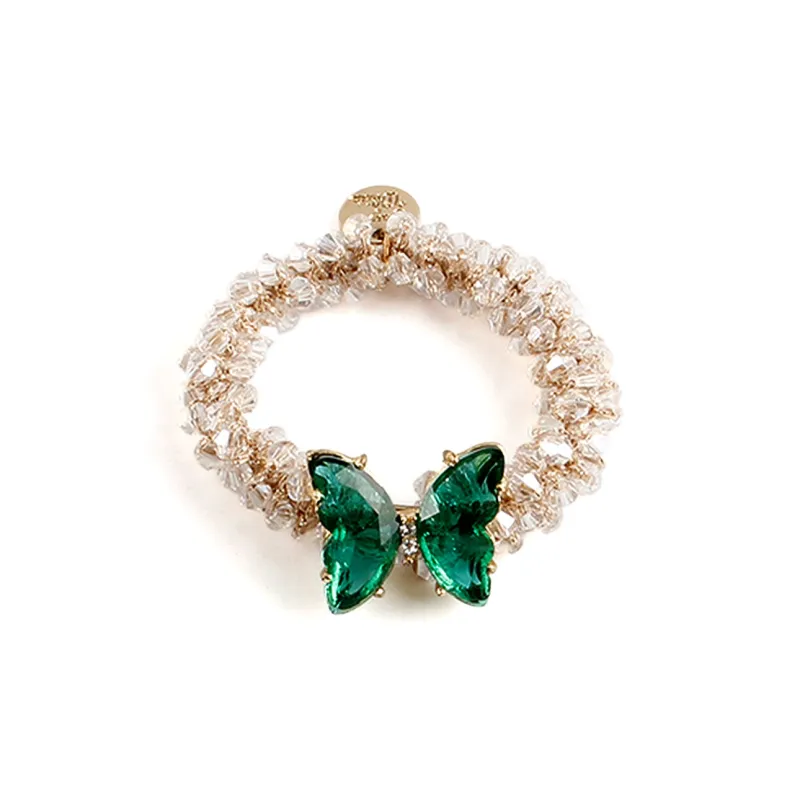 QIHUAMANYU Acrylic, Crystal Hair Tie Women's-0