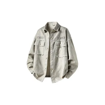 RIEZU Denim Jackets Unisex