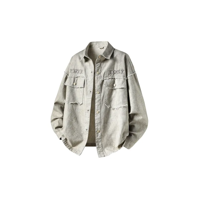 RIEZU Denim Jackets Unisex-0