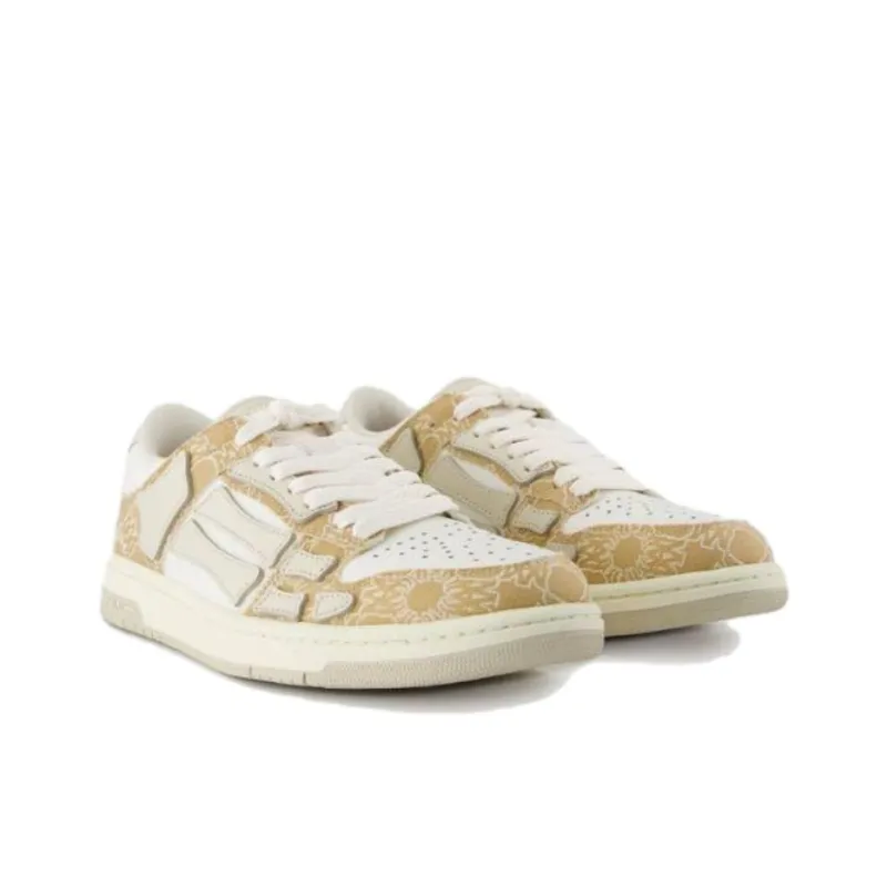 AMIRI Low Top Skateboard Shoes Men's Yellow-2