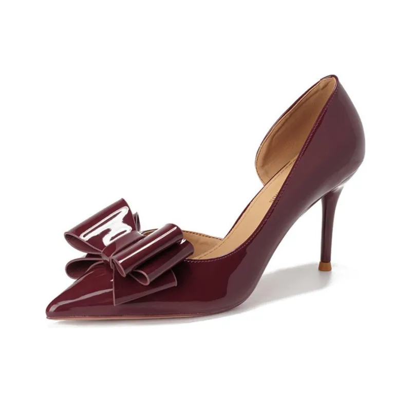 Than Than Me Slim Heel High Heels Women's-8