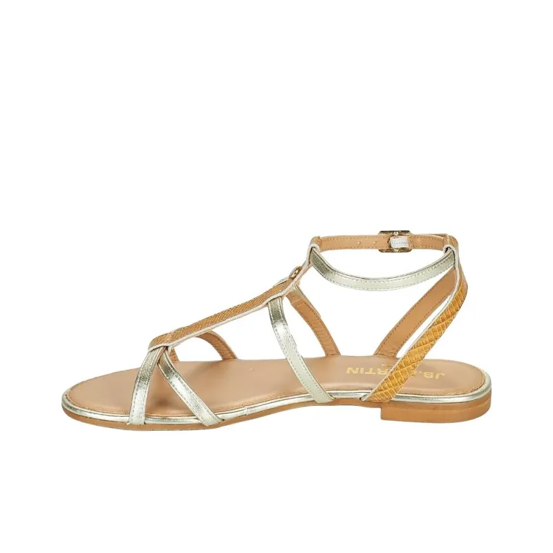 JB MARTIN ALICIA Strap Sandals Women's Gold-2