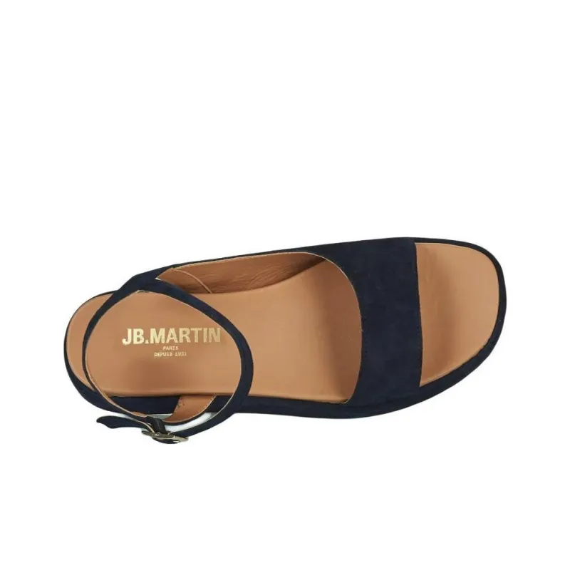JB MARTIN Luce Strap Sandals Women's Navy-5
