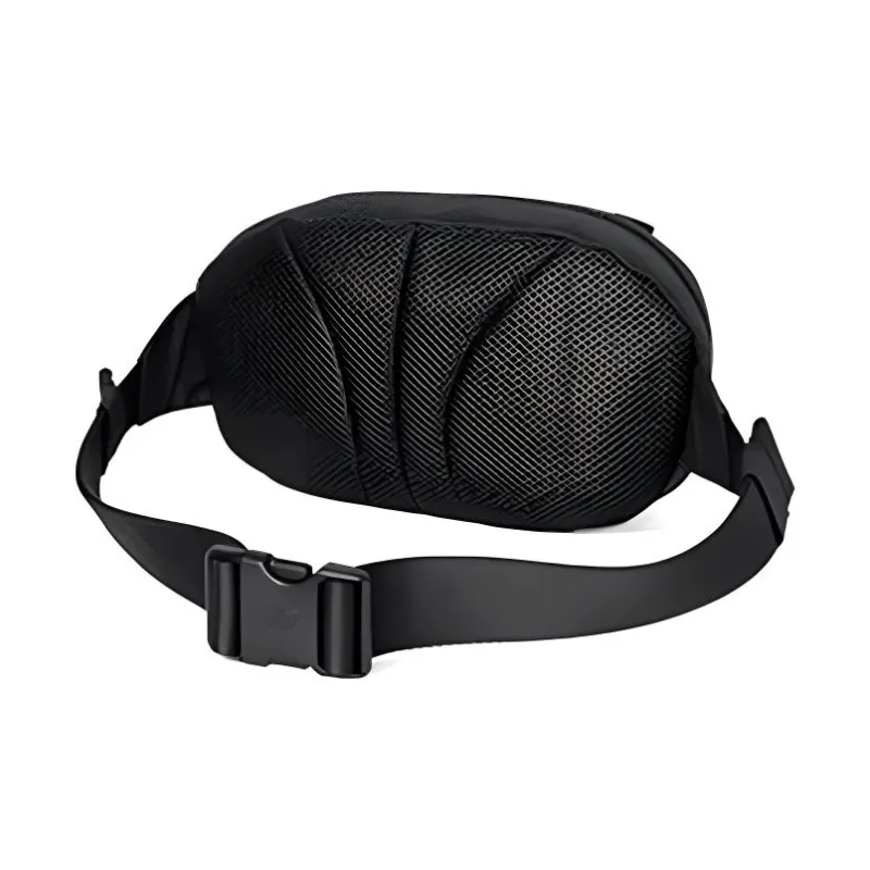 Skechers Fabric One Shoulder Crossbody Fanny Pack Sling Bags Regular Unisex Pitch Black-2