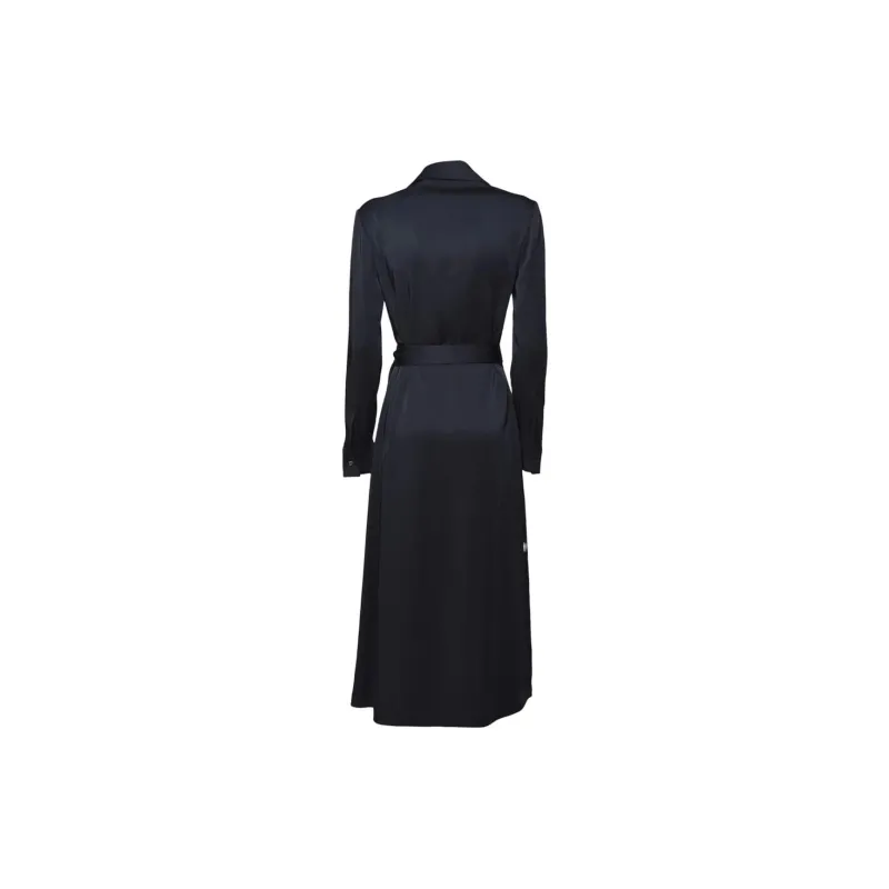 ASPESI Satin Wrap Dress-1
