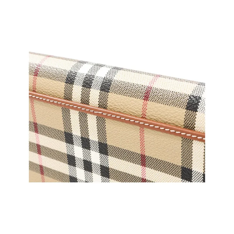Burberry Polyurethane Crossbody Bag Shoulder Bag Regular Women's Gold-6