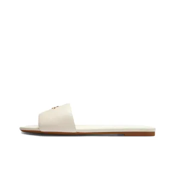 COACH Signature Slide Slippers Women's White