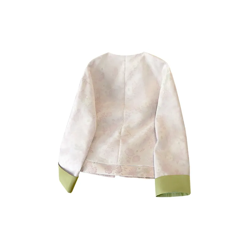 TOUCH Cropped Coat Women's Light Pink-1
