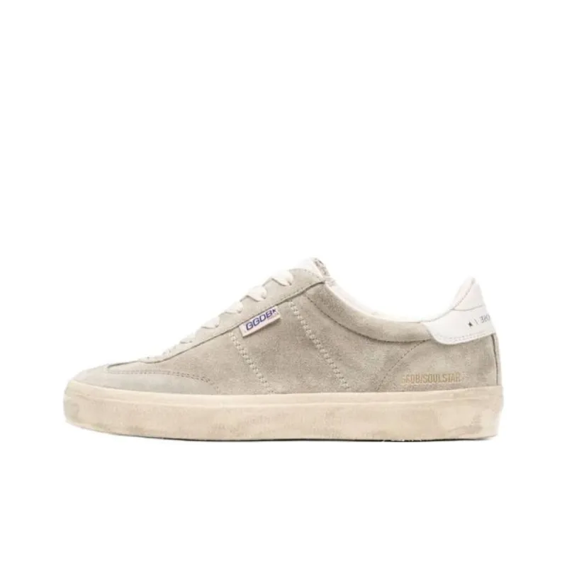 Golden Goose Soul Star Low-Top Skateboard Shoes Women's Taupe-0