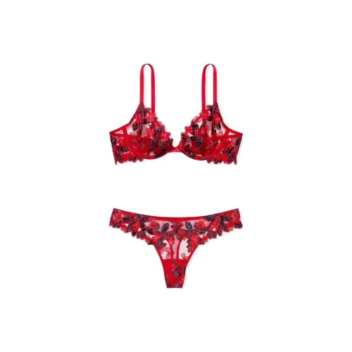 Victoria's Secret Underwear Set Women's Red