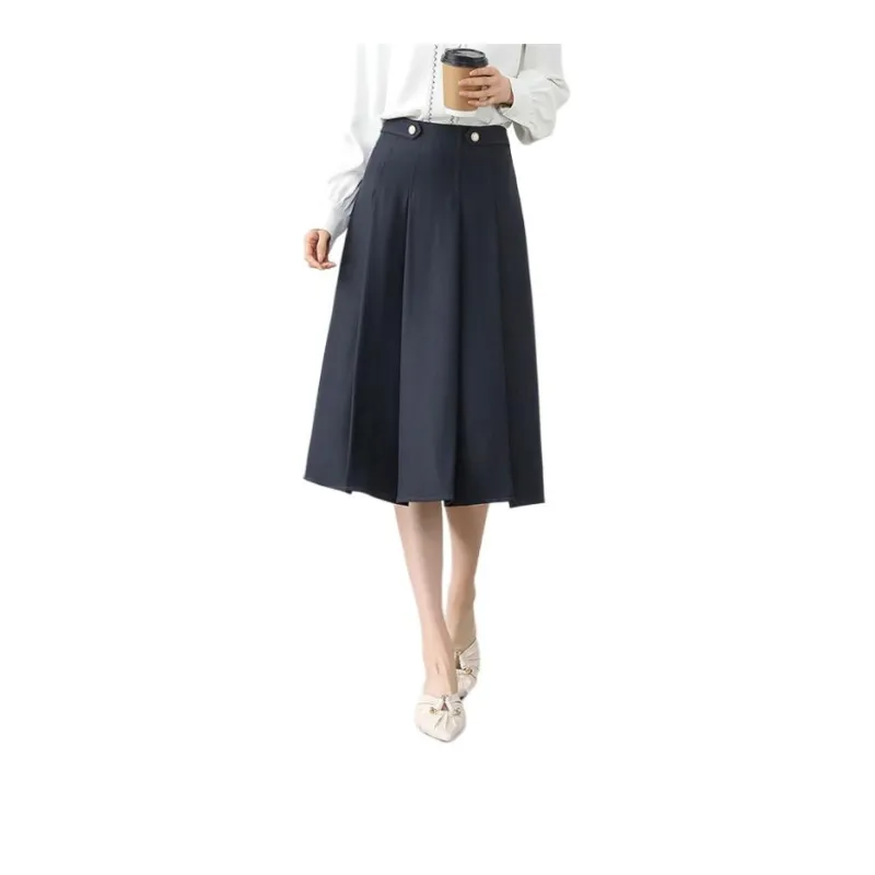 SENTUBILA Casual Long Skirts Women's-2