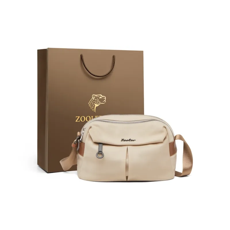 ZOOLER Oxford Crossbody Bags Trumpets Women's Apricot/Black-0