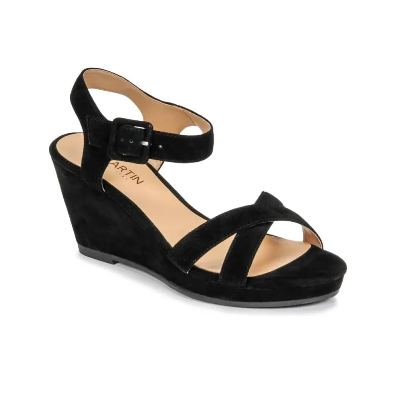 JB MARTIN Querida One Strap Sandals Women's Black-2