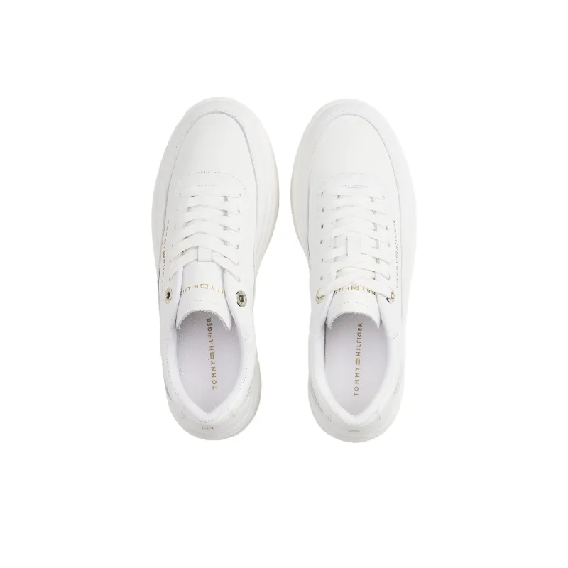 Tommy Hilfiger Low Top Skateboard Shoes Women's White-3