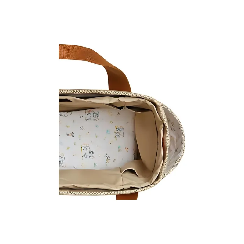 HERMES Cabriole Napp Canvas Bag, Tote Bag, Shopping Bag, Shoulder Bag, Handbag Regular Unisex Biscuit Cookie-4