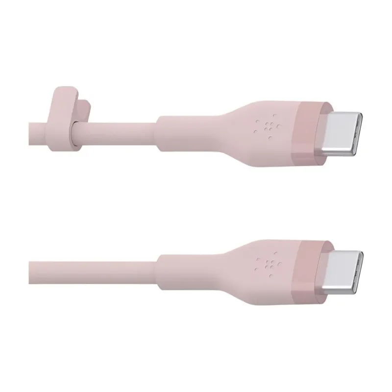 BELKIN Type-c To Type-c Durable Silicone Material Built-in Storage Clip Cables CAB009-3