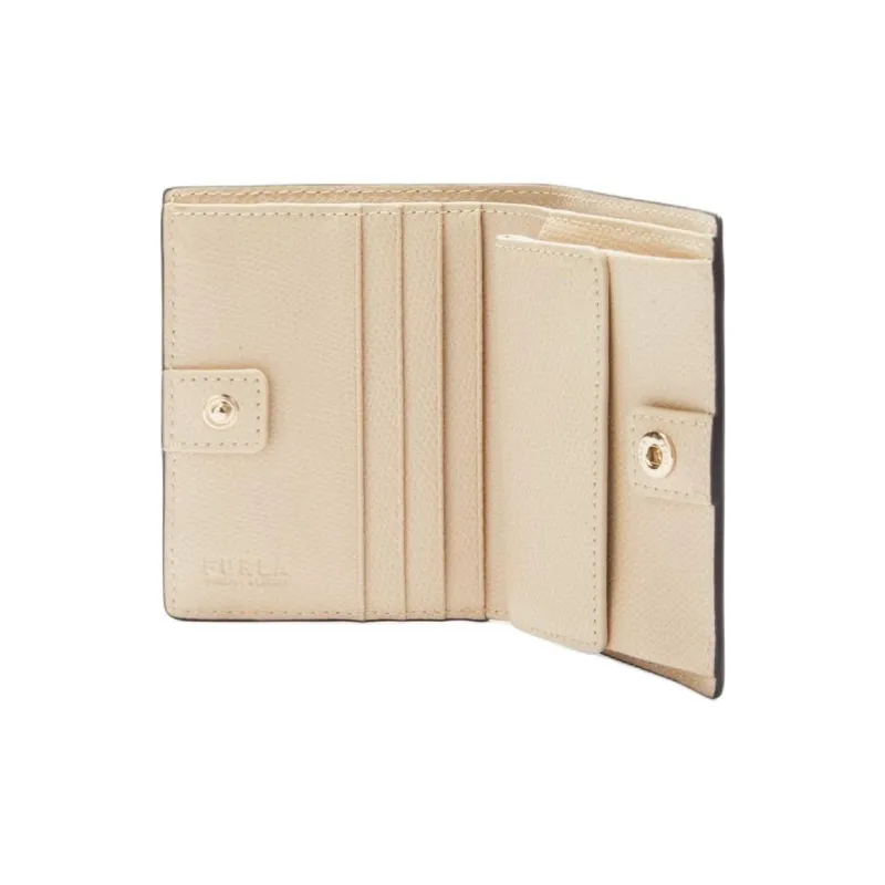 Furla Leather Wallet Small Size Women's Lake Blue-2