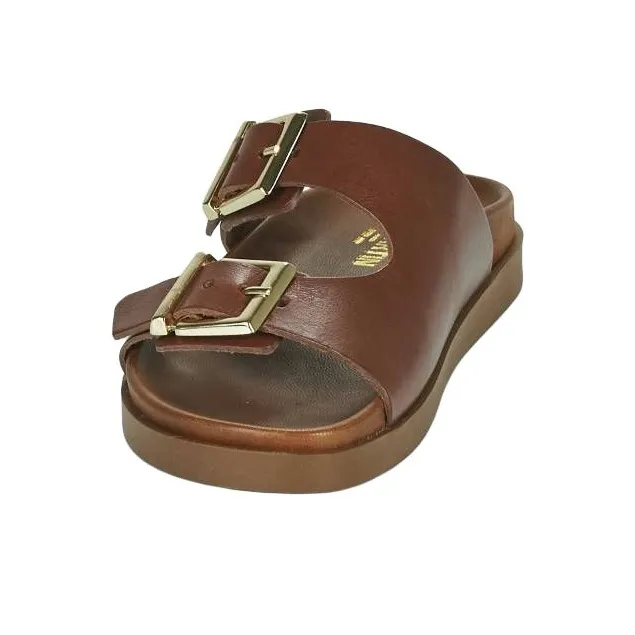 JB MARTIN Slide Slippers Women's Brown-3
