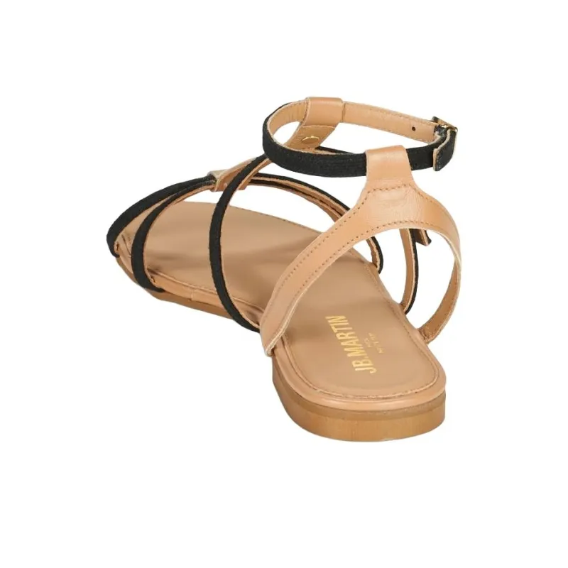 JB MARTIN Alicia Strap Sandals Women's Black-4