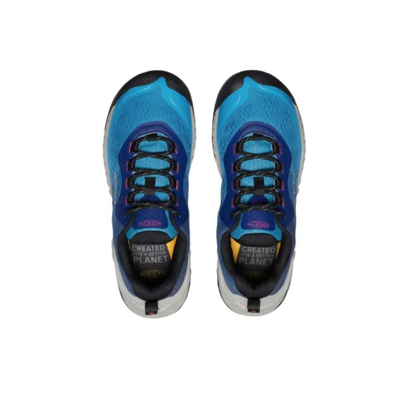 KEEN NXIS SPEED Anti-Slip Wear-Resistant Low-Top Trekking Shoes Women's Blue-2