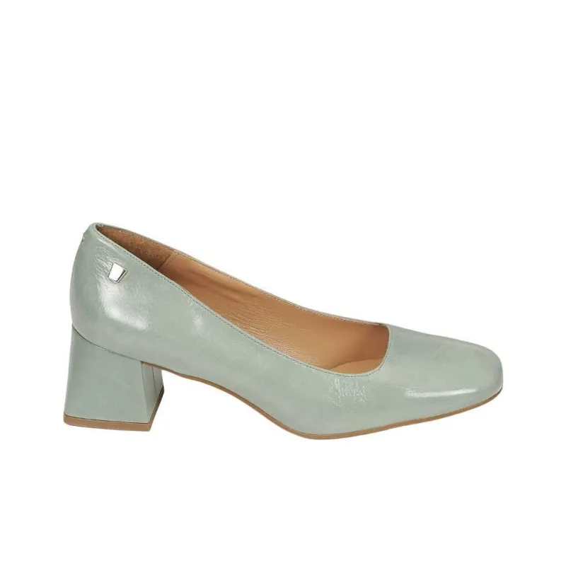 JB MARTIN Viva Chunky Heel High Heels 5.5cm Women's Green-1
