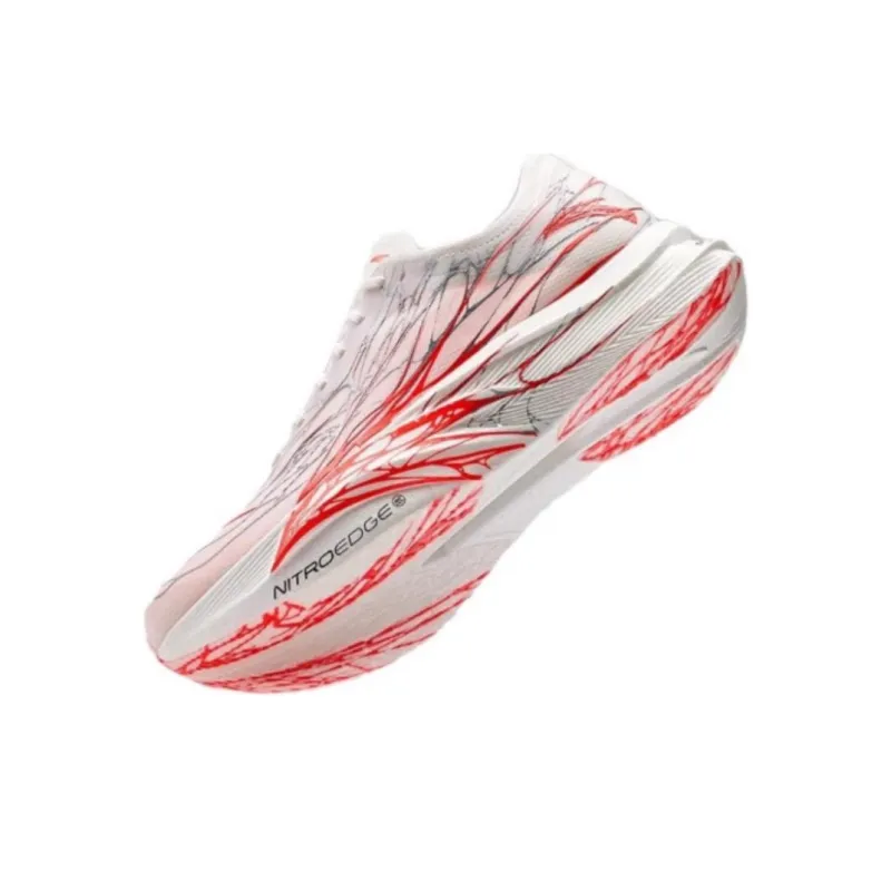 Anta C202 5 GT Cushioning Wear Resistant Low Top Running Shoes Men's White Red-2