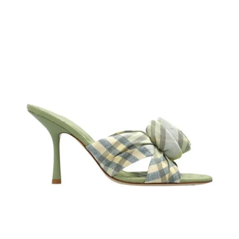 Burberry Slide Slippers Women's Green-1