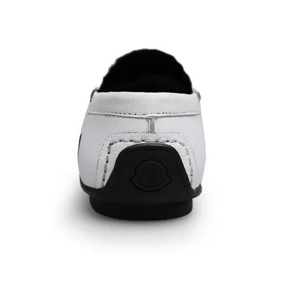 CKVUSAMG Gommino Loafers Unisex Black/White/Brown-5