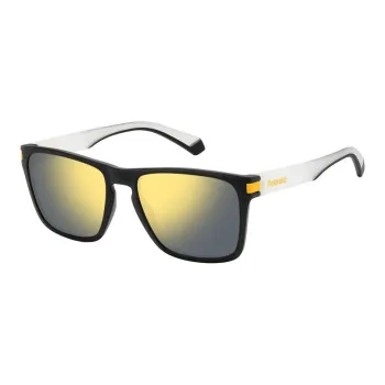 Polaroid Plastic Square Sunglasses Unisex Black